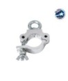 GloboStar® CLAMPS 51186 Επαγγελματικός Γάντζος Hook Αλουμινίου Ύψηλης Αντοχής για Κρέμαση, Στήριξη & Τοποθέτηση Προϊόντων Stage σε Τράσες - Μ16 x Π12 x Υ3cm - Χρώμιο